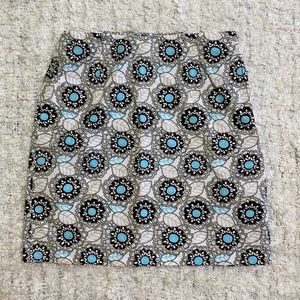 Ann Taylor LOFT Petites Floral Mini Skirt Sz 8P